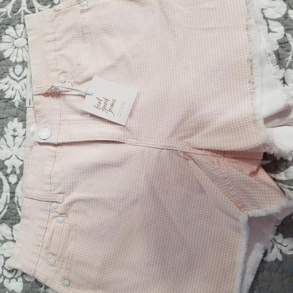 PINK WHITE CHECK , SIZE12, NEW